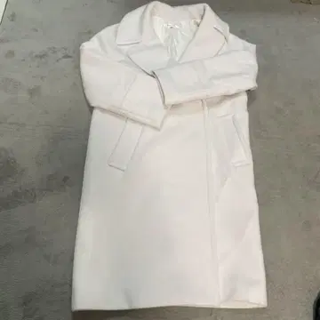 MOUSSY 화이트 롱 코트