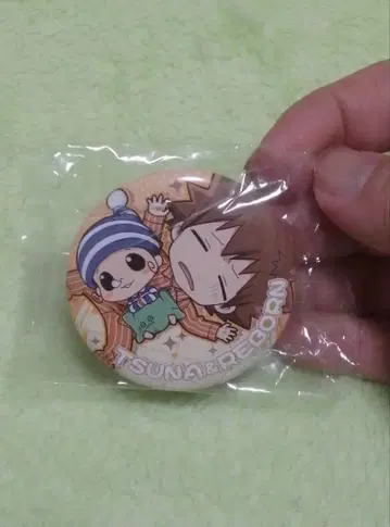 가정교사 히트맨 REBORN! 피타!데포메 캔뱃지 츠나&리본