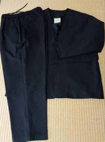 FREAK'S STORE 노카라 자켓 셋업 S사이즈