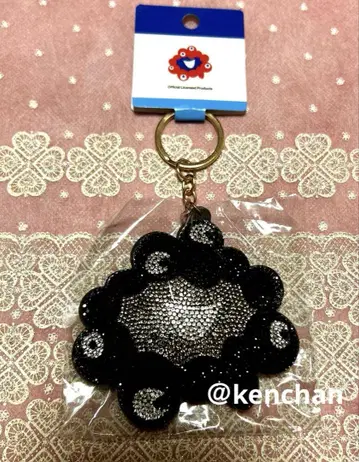 오사카 간사이 박람회 블랙 미야쿠미야쿠 큐빅 마스코트 블랙 키링