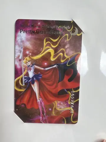 세일러문 pretty guardian 2024년 회원증