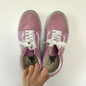 VANS 핑크 스니커즈 23.5cm