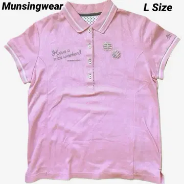 [ 새상품급 ] 먼싱웨어 Munsingwear 반팔 피케 셔츠 사이즈 L