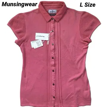 [ 미착용 ] 먼싱웨어 Munsingwear 반팔 피케 셔츠 사이즈 L