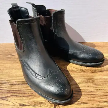 TAKEO KIKUCHI 다케오 키쿠치 사이드 고어 부츠 27cm 블랙