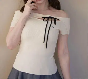 andmary Amari ribbon tops
