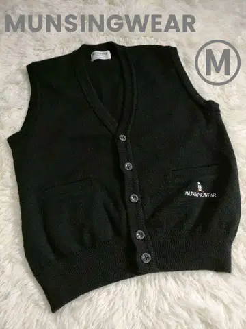 MUNSINGWEAR 남성용 베스트 M 블랙
