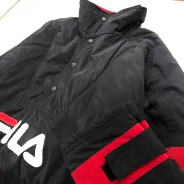 FILA 90s 충전솜 나일론 자켓 블랙 남성용 M
