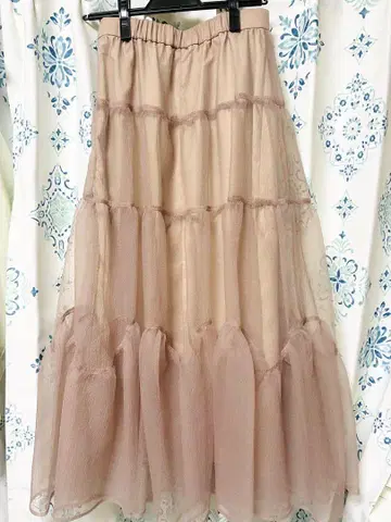 RANDA 오간자 볼륨 스커트 핑크 size 1 미사용 새상품