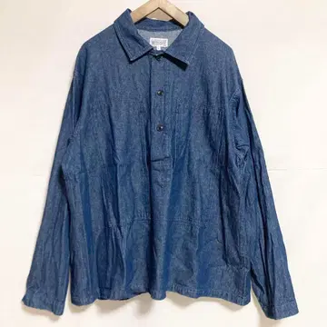 L 사이즈! ENGINEEREDGARMENTS 데님 풀오버 셔츠