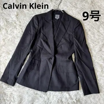 캘빈클라인 테일러드 자켓 블랙 스트라이프