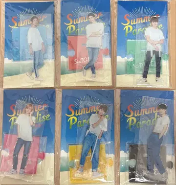 SixTONES 아크릴 스탠드 Summer Paradise 묶음 판매