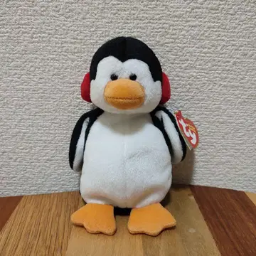 TY 비니 베이비즈 스노우뱅크 펭귄 봉제 인형