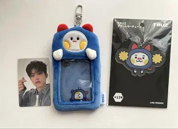 TRUZ 공식 WOOPY 트레이딩 카드 키링 미사용 정우 세트