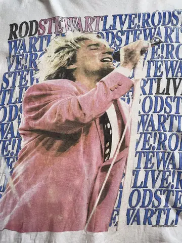 rod Stewart 투어 T셔츠
