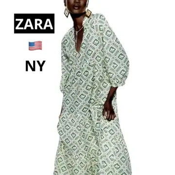 [ZARA] USA 롱 원피스 맥시 길이 티어드