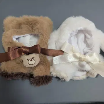 3COINS 케이프 세트 곰 토끼 10cm
