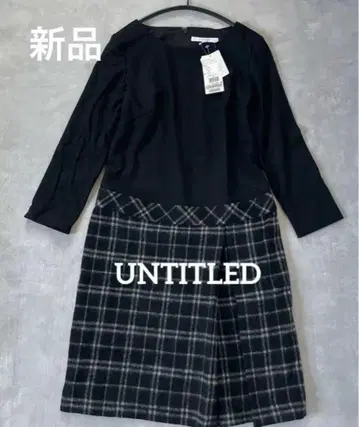 새상품 UNTITLED 울 원피스 도킹