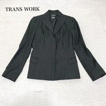 트랜스워크 테일러드 자켓(42) 스트라이프 히요쿠 오피스 고급