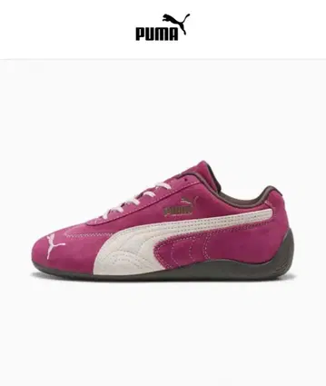 PUMA 핑크 스웨이드 스니커즈