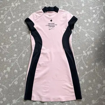 le coq sportif 원피스 M 핑크/블랙 르꼬끄