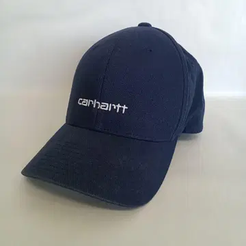 Carhartt 네이비 SCRIPT CAP M 사이즈