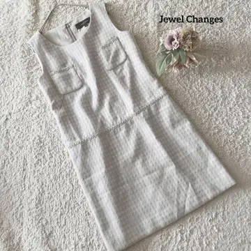 Jewel Changes 슬리브리스 원피스 36 유나이티드 애로우즈