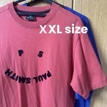 PAUL SMITH 폴 스미스 스마일 프린트 T셔츠 빨파 2색 세트