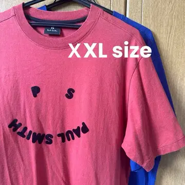 PAUL SMITH 폴 스미스 스마일 프린트 T셔츠 빨파 2색 세트