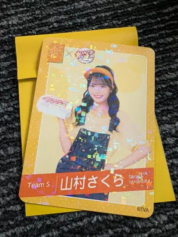 SKE48 아오키즈 피자 카드 트레이딩 카드
