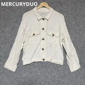MERCURYDUO 아이보리 노카라 자켓