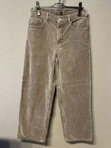 AURALEE PIGMENT DYED FINX CORDUROY WIDE