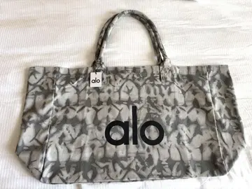alo 그레이 카모플라쥬 토트백