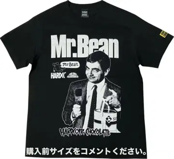 Mr. 빈 T셔츠 하드코어 초콜릿 Mr. BEAN 페인트 갓 칠함