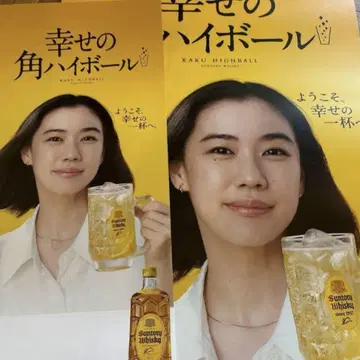 산토리 SUNTORY 카쿠 하이볼 아오이 유 포스터 등 일괄 22점