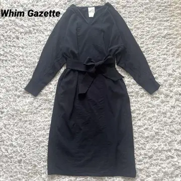 Whim Gazette 리오셀 허리 마크 원피스 돌먼 실루엣