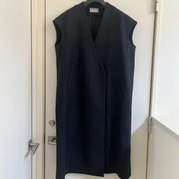 JULYNINE 롱베스트 네이비 프리 사이즈