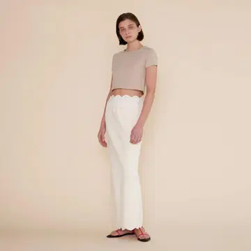 searoomlynn 스캘럽 하이웨스트 KNIT 스커트