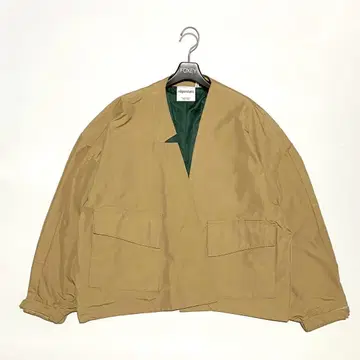 새상품급 나곤스탠스 미크로티 옥스 노카라 퍼티그 자켓 M