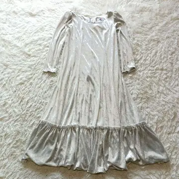FANCY DRESS 팬시 드레스 벨로아 롱 원피스 긴팔
