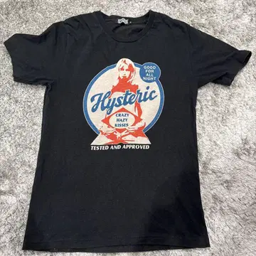 HYSTERIC GLAMOUR 블랙 T셔츠 S