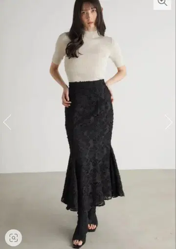 rienda 컷 JQ J/W 머메이드 스커트