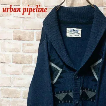 [ 레어 ] urban pipeline 가디건 네이비 M 사이즈
