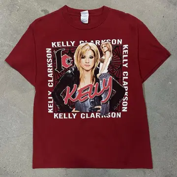 USA 구제 의류 T셔츠 M 사이즈 KELLY CLARKSON