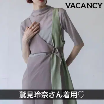 [ 와시미 레이나 님 착용 ] VACANCY 언밸런스 레이어드 원피스