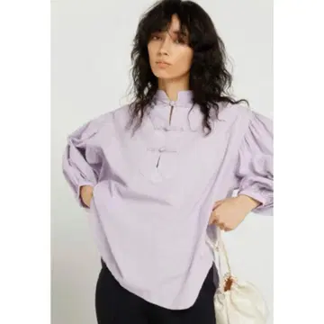 Sea Room lynn 코튼WASH 마오 칼라 셔츠