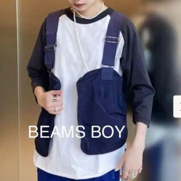 BEAMS BOY 빔즈 보이 나일론 헌팅 베스트