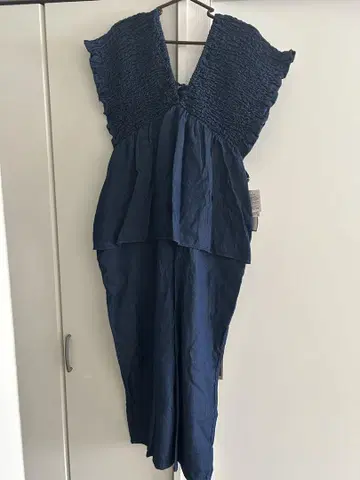 시마무라 데님 셔링 살로펫 3L