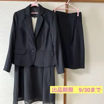 레이스와 쉬폰의 3종 세트 포멀 슈트