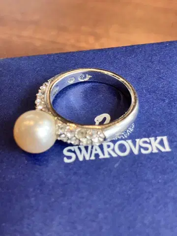 SWAROVSKI 스와로브스키 반지 [ 9호 ] 펄 비쥬